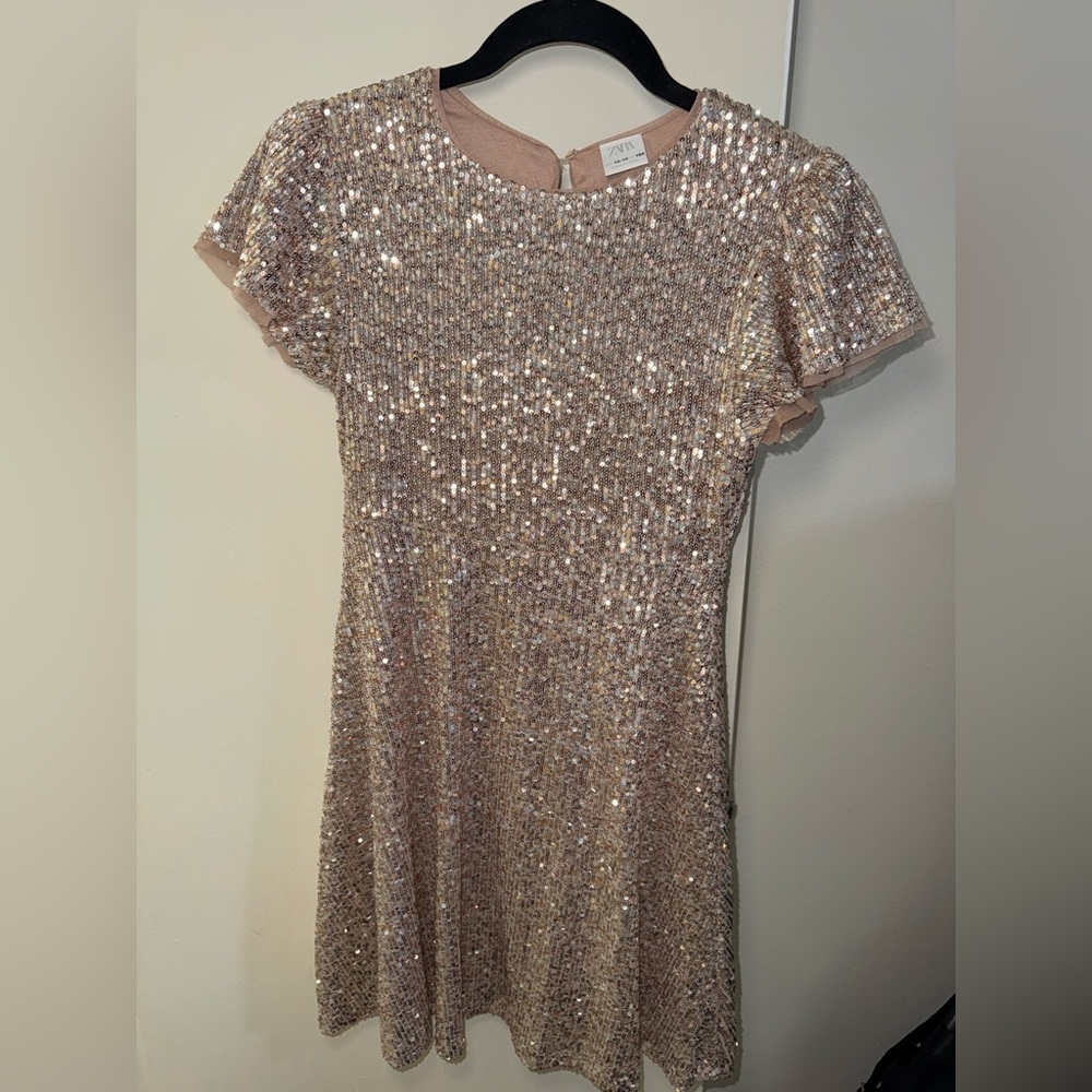 Zara Sequin dress size 13-14.